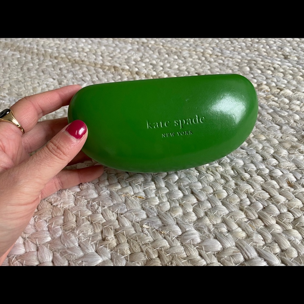Kate Spade sunglasses case.